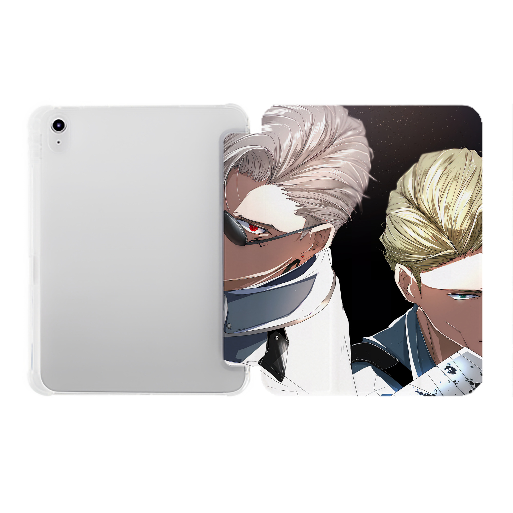 （画像用） SPY×FAMILY间谍家家酒 IPad ケース ペン収納付き 三つ折りスタンド PUレザー×シリコン 対応機種9.5/10.5/10.9インチ
